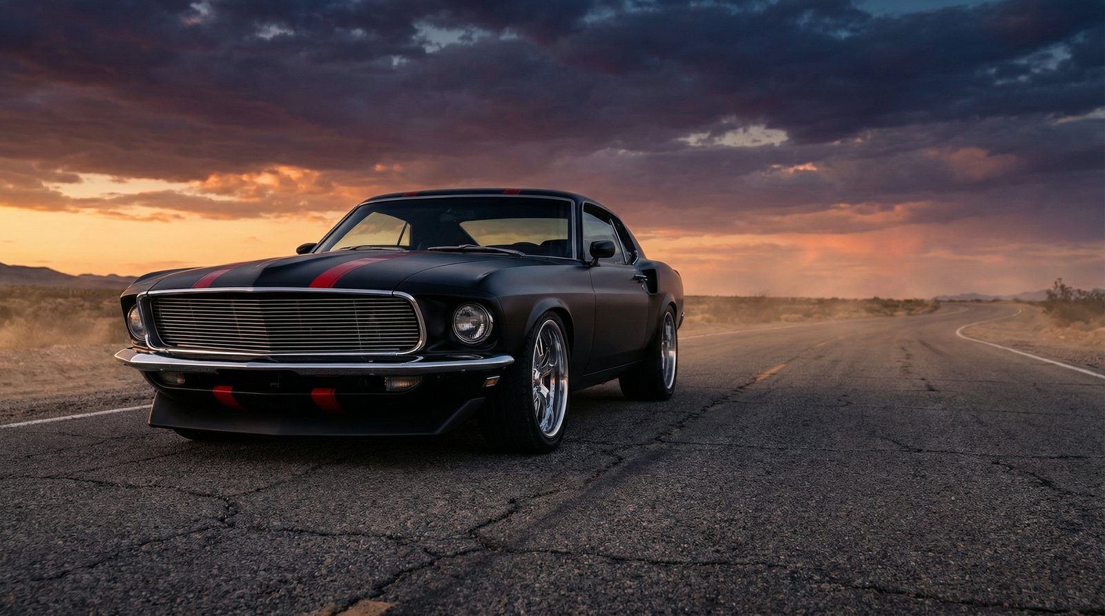 91经典野马改装视频